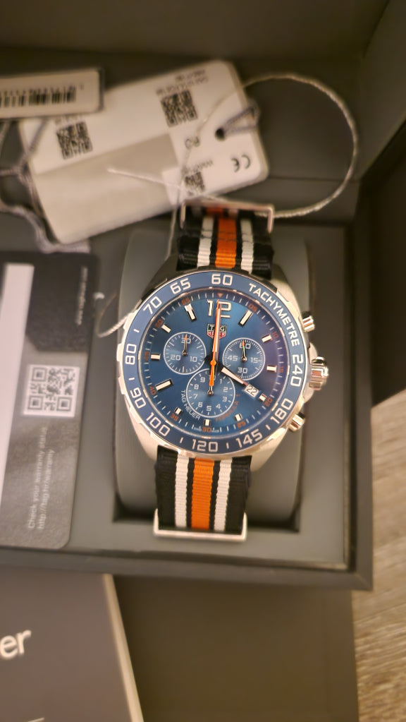  Shop Authentic Tag Heuer Formula 1 Blue Dial Watch for Men - CAZ1014.FC8196 - Luxxuri