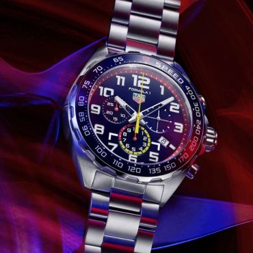  Shop Authentic Tag Heuer Formula 1 Gulf Edition Chronograph Blue Dial Silver Steel Strap Watch for Men - CAZ101AT.BA0842 - Luxxuri