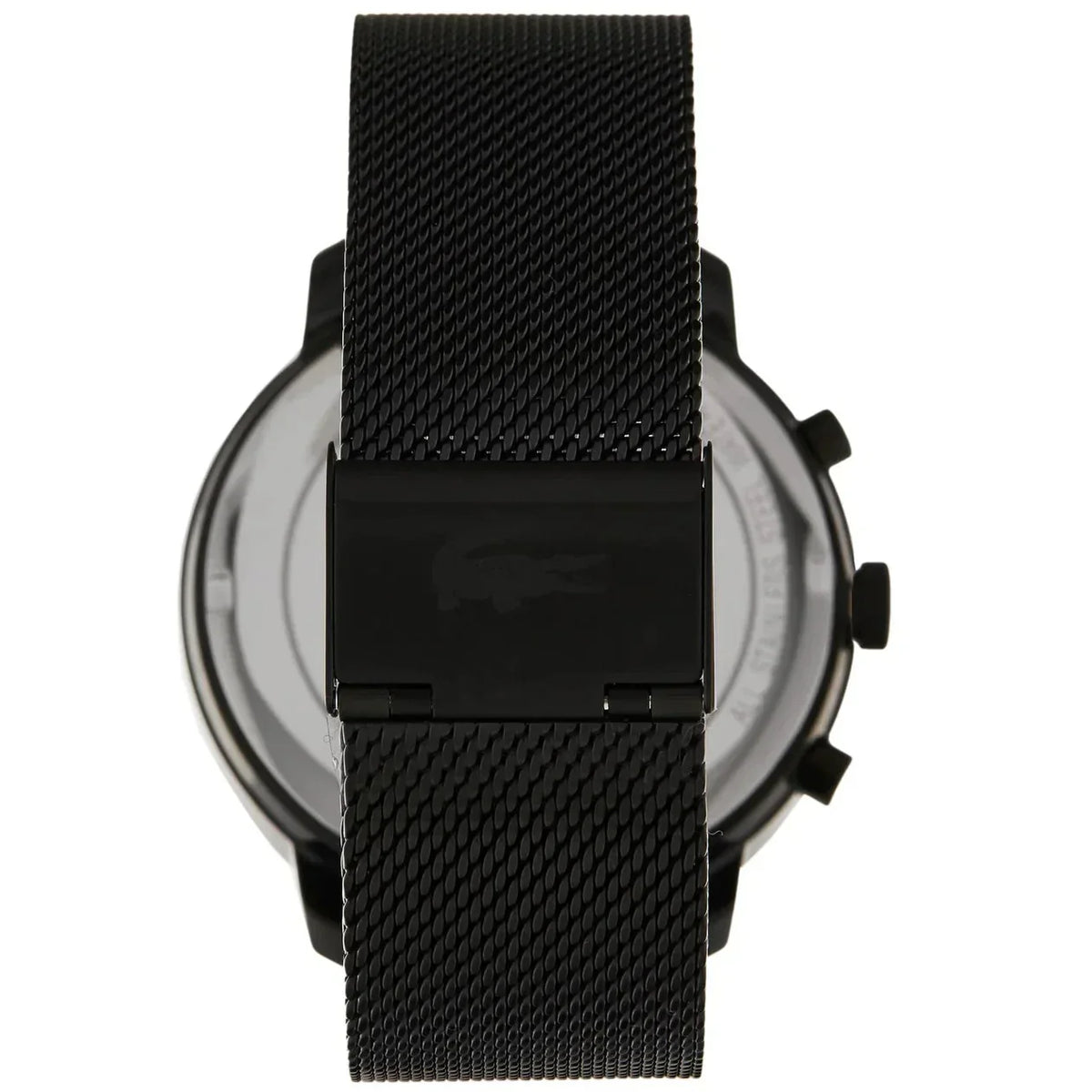 Lacoste Replay Black Dial Black Steel Strap Watch for Men - 2011194