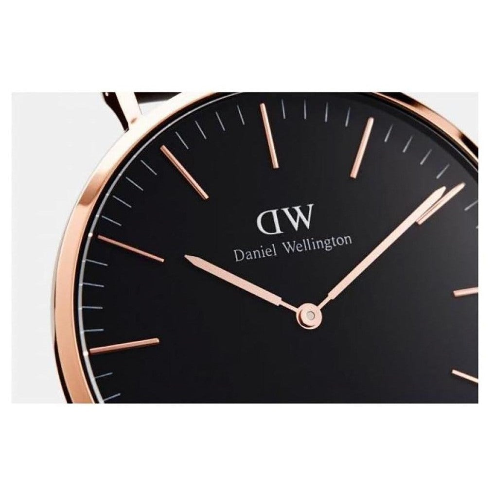  Shop Authentic Daniel Wellington Classic St Mawes Black Dial Brown Leather Strap Watch For Men - DW00100124 - Luxxuri