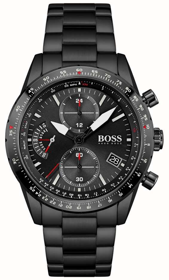  Shop Authentic Hugo Boss Aero Black Dial Black Steel Strap Watch for Men - 1513771 - Luxxuri