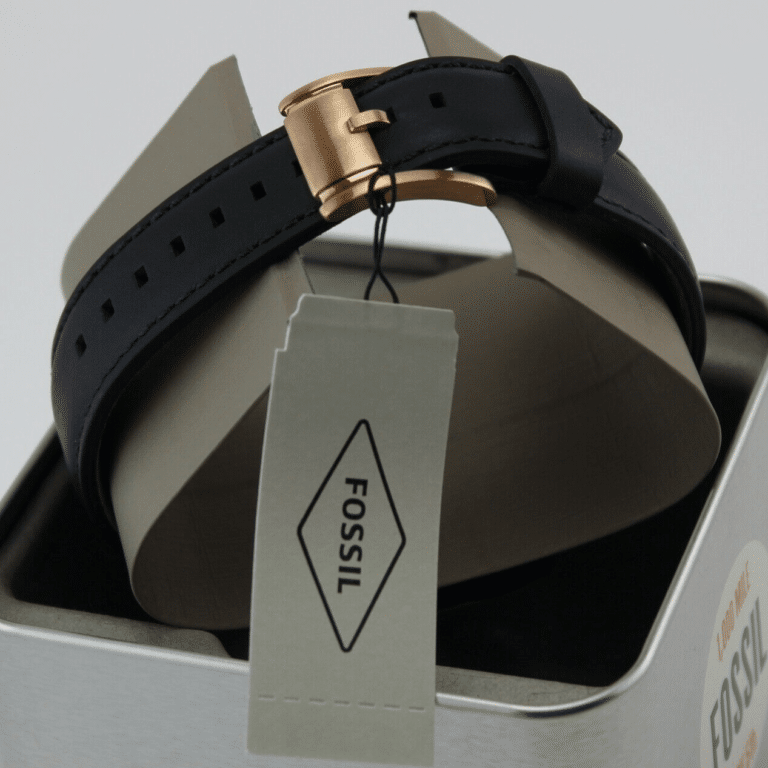  Shop Authentic Fossil Multifunction Black Dial Black Leather Strap Watch for Men - BQ2654 - Luxxuri