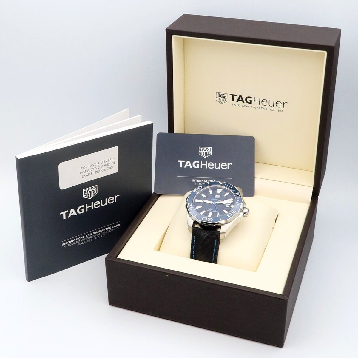  Shop Authentic Tag Heuer Aquaracer Black Dial Watch for Men - WAY201C.FC6395 - Luxxuri