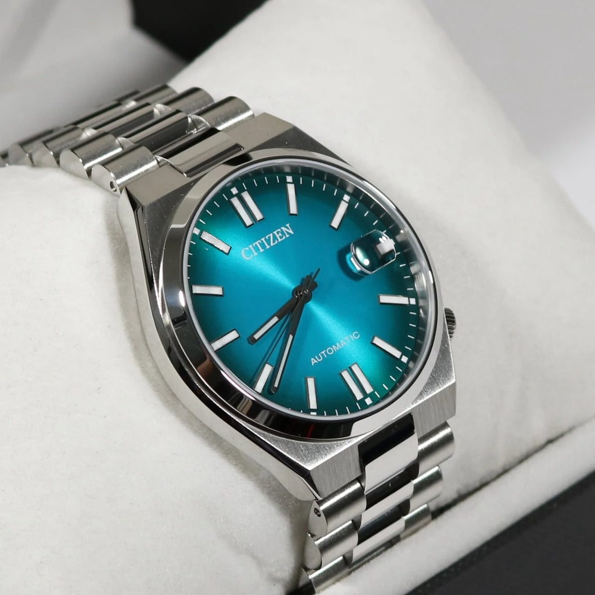 Citizen Tsuyosa Automatic Blue Dial Silver Steel Strap Watch For Men - NJ0151-88X