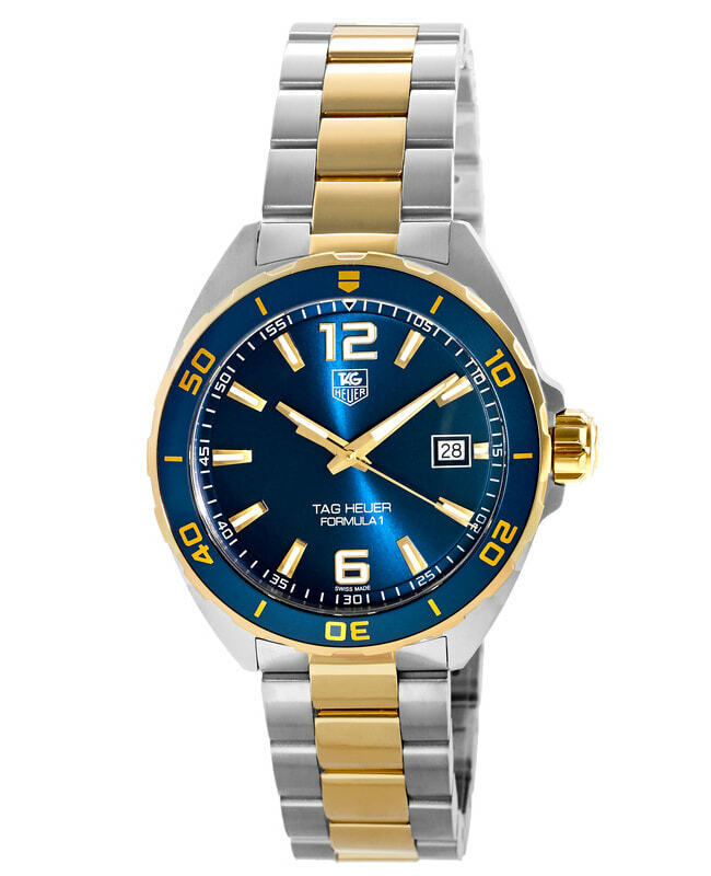  Shop Authentic Tag Heuer Formula 1 Analog Blue Dial Two Tone Steel Strap Watch for Men - WAZ1120.BB0879 - Luxxuri