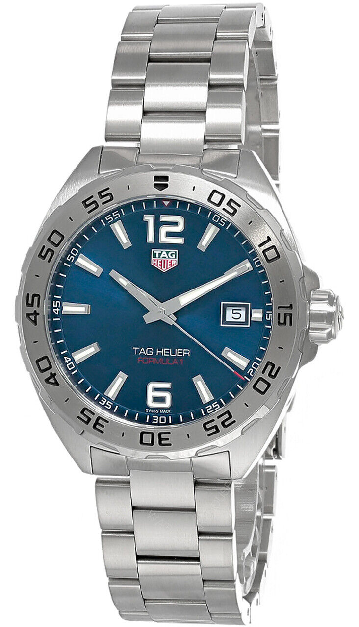  Shop Authentic Tag Heuer Formula 1 Blue Dial Silver Steel Strap Watch for Men - WAZ1118.BA0875 - Luxxuri