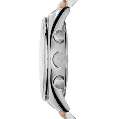  Shop Authentic Emporio Armani Sportivo Chronograph Silver Dial Two Tone Steel Strap Watch For Men - AR5999 - Luxxuri