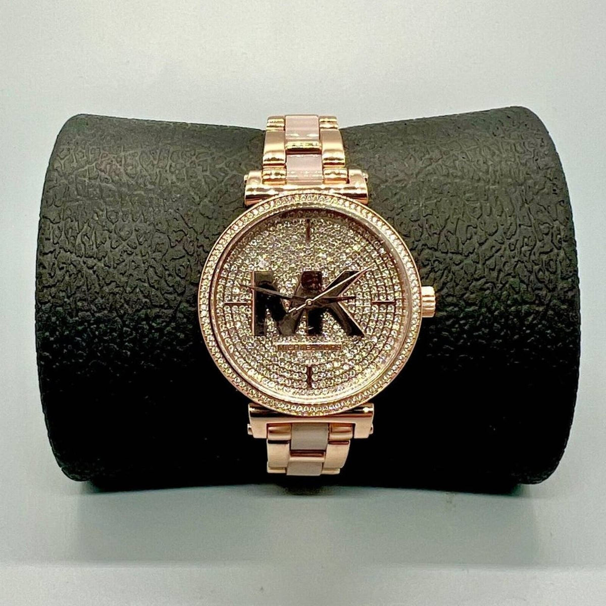 Michael Kors Sofie Quartz Crystals Crystals Rose Gold Dial Rose Gold Steel Strap Watch For Women - MK4336