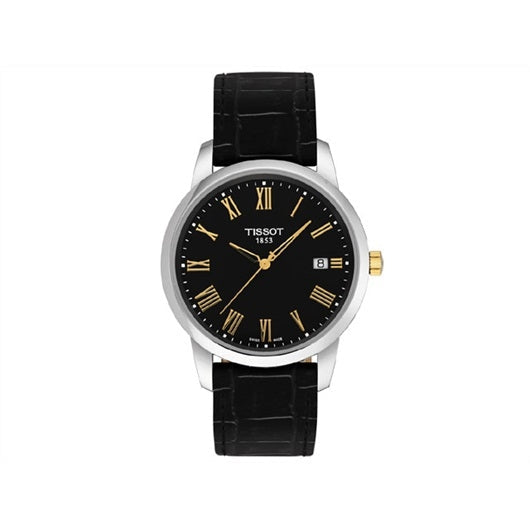  Shop Authentic Tissot T Classic Dream Black Dial Black Leather Strap Watch for Men - T033.410.26.053.01 - Luxxuri