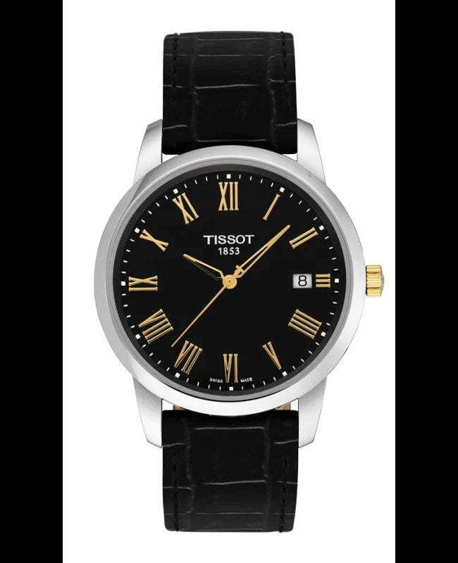  Shop Authentic Tissot T Classic Dream Black Dial Black Leather Strap Watch for Men - T033.410.26.053.01 - Luxxuri