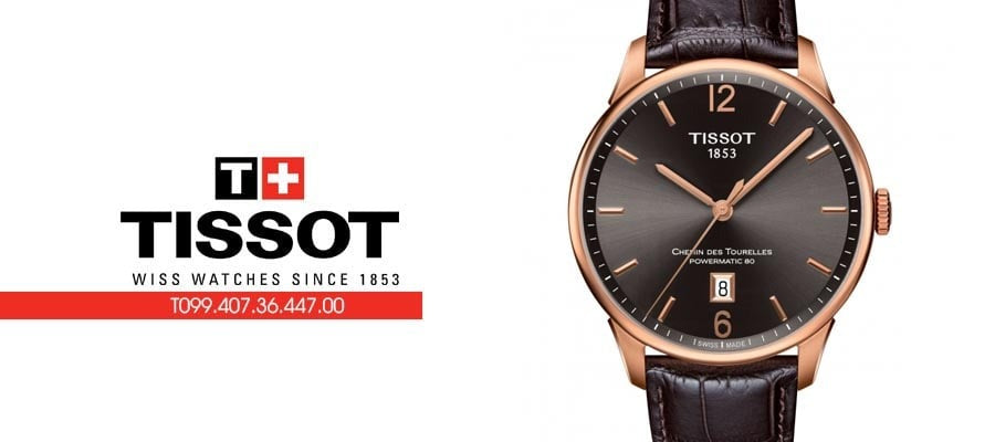  Shop Authentic Tissot T Classic Chemin Des Tourelles Powermatic 80 Brown Dial Brown Leather Strap Watch for Men - T099.407.36.447.00 - Luxxuri