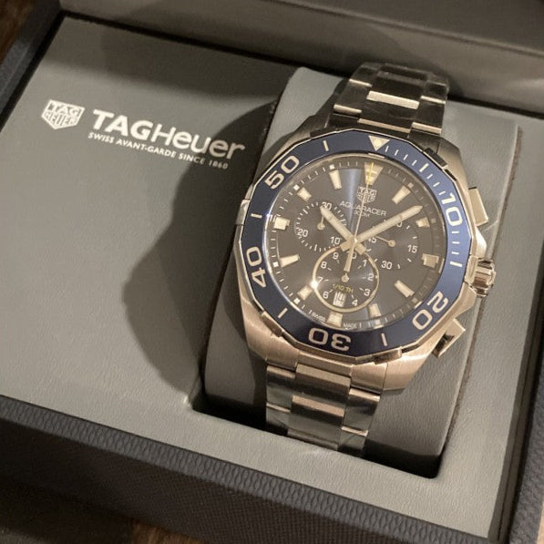  Shop Authentic Tag Heuer Aquaracer Blue Dial Watch for Men - CAY111B.BA0927 - Luxxuri