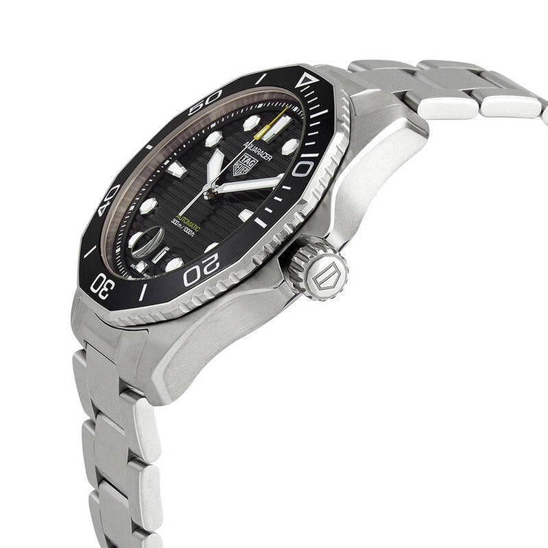  Shop Authentic Tag Heuer Aquaracer Professional 300 Automatic Black Dial Silver Steel Strap Watch for Men - WBP201A.BA0632 - Luxxuri