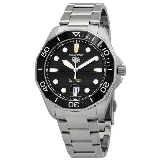  Shop Authentic Tag Heuer Aquaracer Professional 300 Automatic Black Dial Silver Steel Strap Watch for Men - WBP201A.BA0632 - Luxxuri