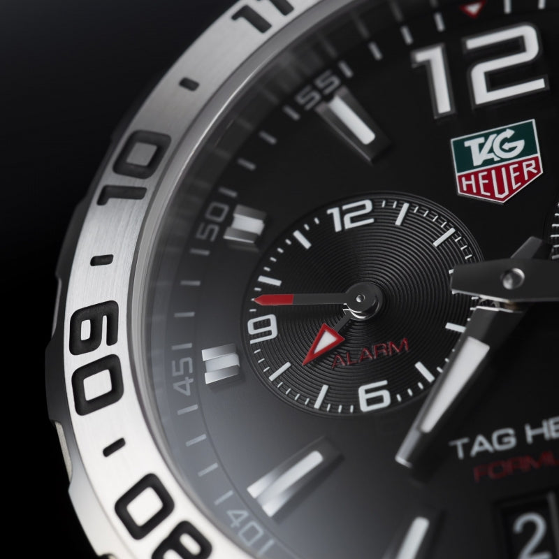  Shop Authentic Tag Heuer Formula 1 Black Dial Silver Steel Strap Watch for Men - WAZ111A.BA0875 - Luxxuri