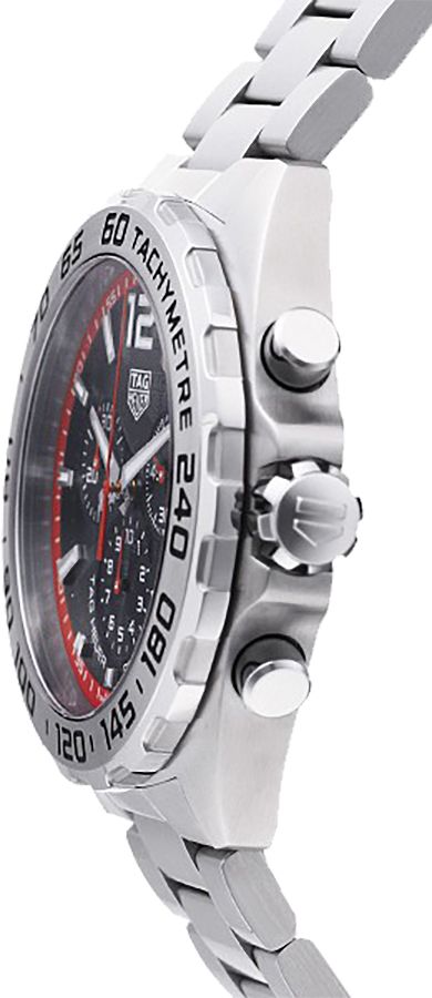  Shop Authentic Tag Heuer Formula 1 Chronograph Black Dial Silver Steel Strap Watch for Men - CAZ101Y.BA0842 - Luxxuri