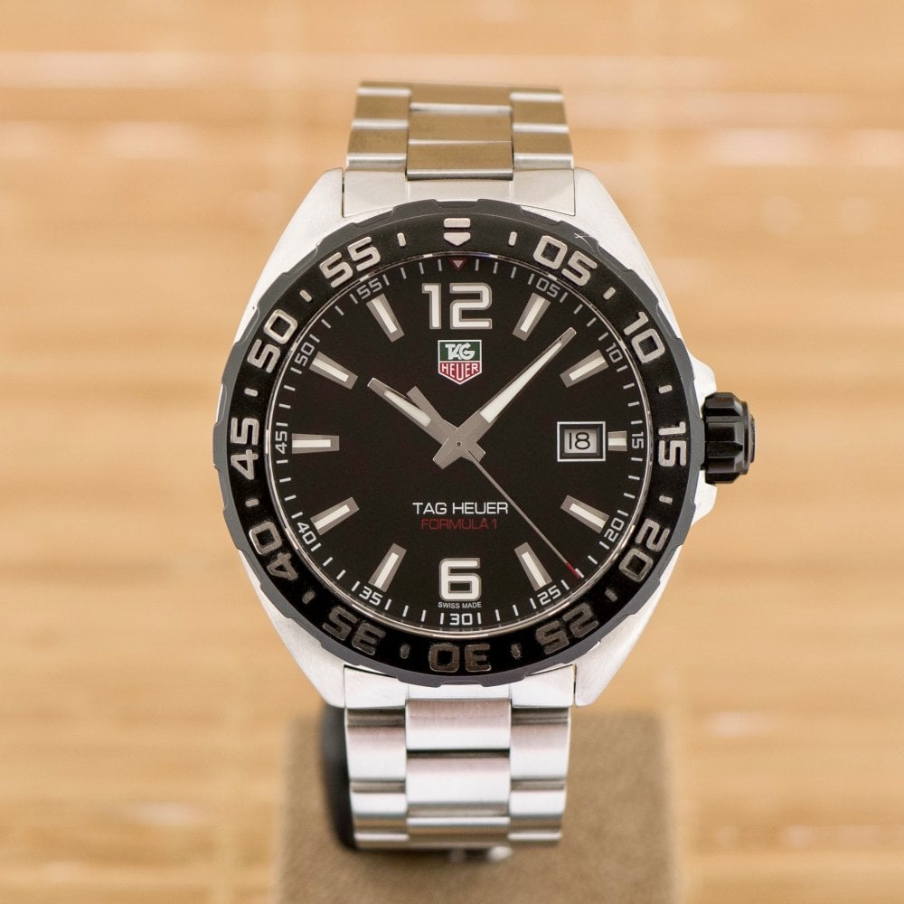  Shop Authentic Tag Heuer Formula 1 Black Dial Watch for Men - WAZ1110.BA0875 - Luxxuri