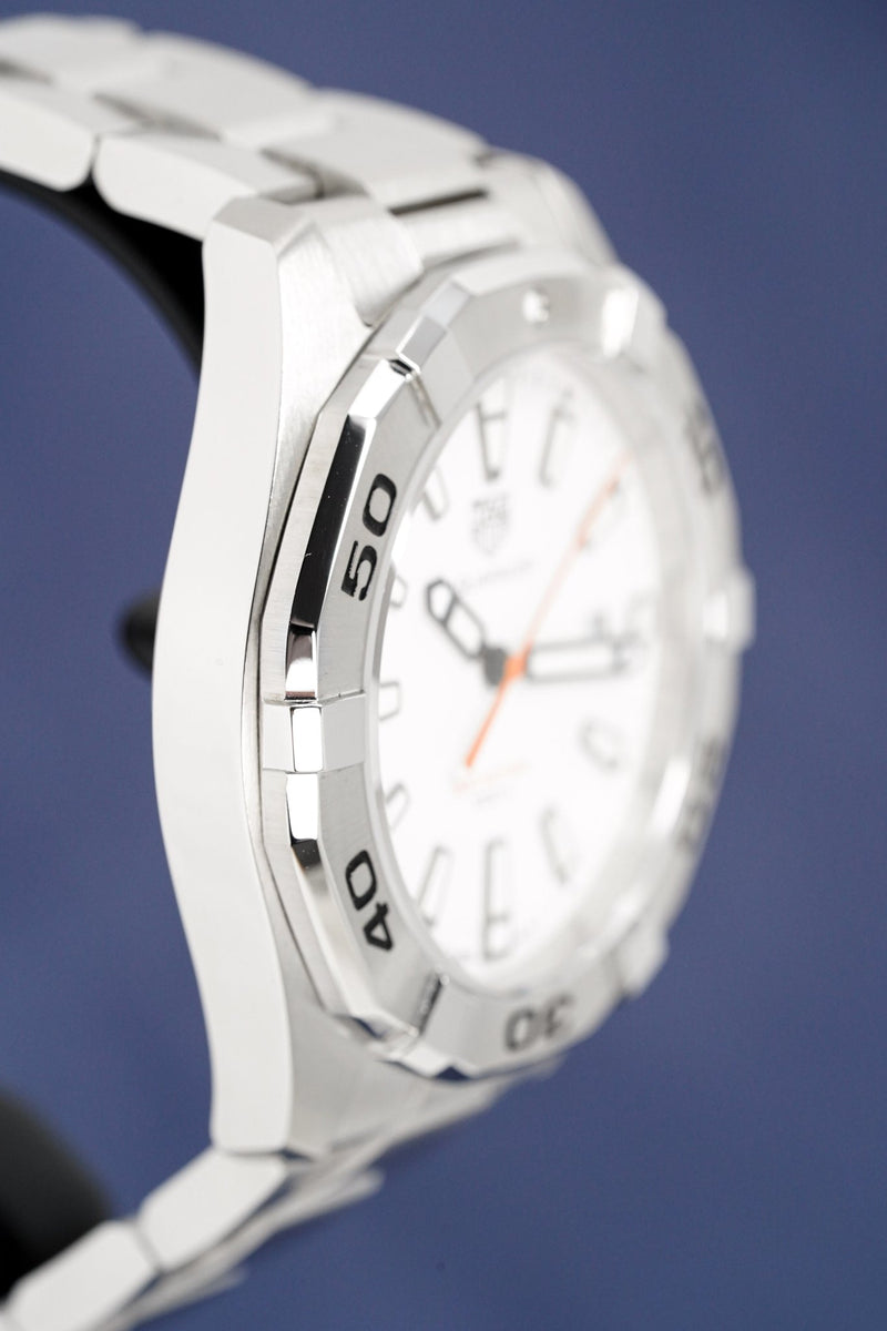  Shop Authentic Tag Heuer Aquaracer White Dial Watch for Men - WBD1111.BA0928 - Luxxuri