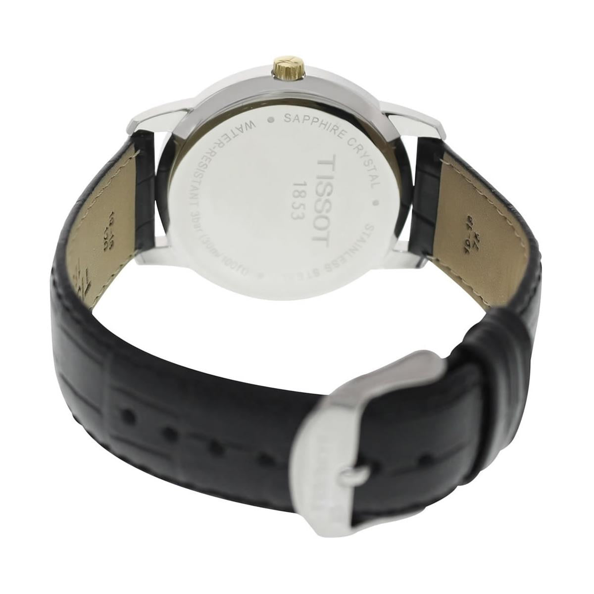  Shop Authentic Tissot T Classic Dream Black Dial Black Leather Strap Watch for Men - T033.410.26.053.01 - Luxxuri