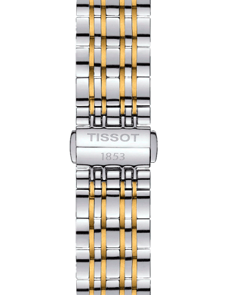  Shop Authentic Tissot T Classic Carson Quartz White Dial Two Tone Steel Strap Watch for Men - T085.410.22.011.00 - Luxxuri