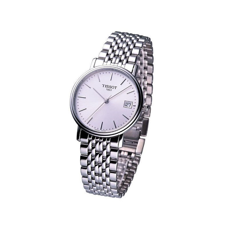  Shop Authentic Tissot T Classic Desire White Dial Silver Steel Strap Watch for Women - T52.1.281.31 - Luxxuri