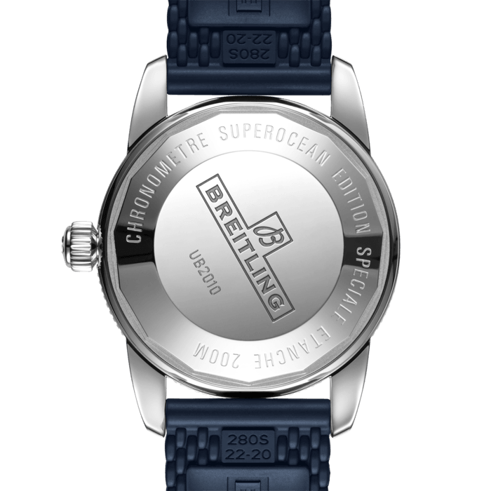 Breitling Superocean Heritage B20 Automatic 42 Blue Dial Blue Mesh Bracelet Watch for Men - UB2010161C1S1