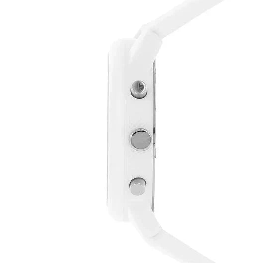 Lacoste 12.12 Chronograph White Dial White Silicon Strap Watch for Men  - 2011246