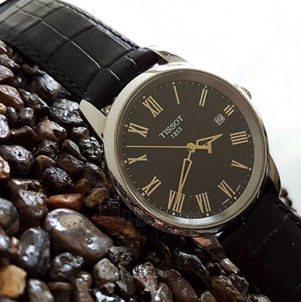  Shop Authentic Tissot T Classic Dream Black Dial Black Leather Strap Watch for Men - T033.410.26.053.01 - Luxxuri