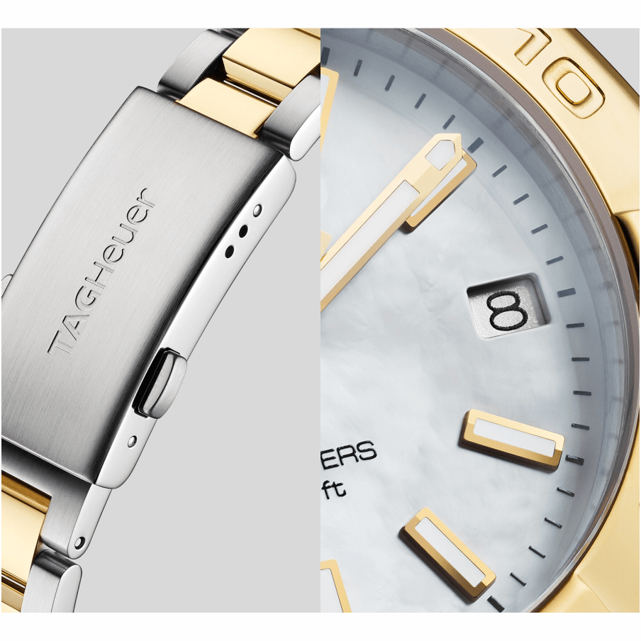  Shop Authentic Tag Heuer Aquaracer Mother of Pearl Dial Watch for Women - WBD1320.BB0320 - Luxxuri