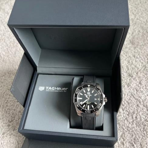  Shop Authentic Tag Heuer Aquaracer Black Dial Watch for Men - WAY111A.FT6151 - Luxxuri