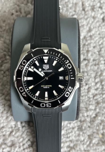  Shop Authentic Tag Heuer Aquaracer Black Dial Watch for Men - WAY111A.FT6151 - Luxxuri
