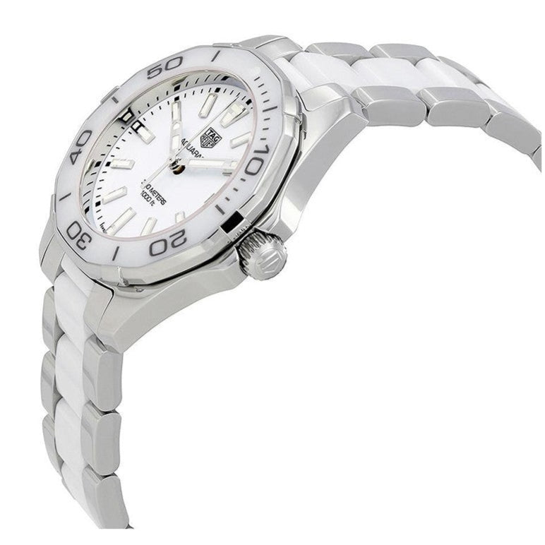  Shop Authentic Tag Heuer Aquaracer White Dial Watch for Women - WAY131B.BA0914 - Luxxuri