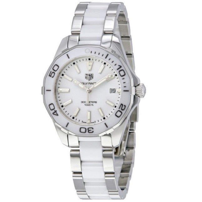  Shop Authentic Tag Heuer Aquaracer White Dial Watch for Women - WAY131B.BA0914 - Luxxuri