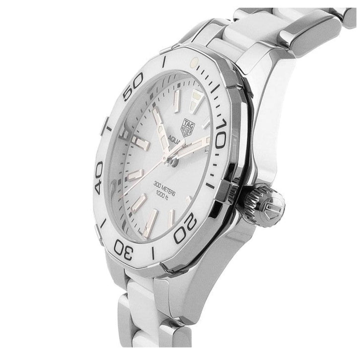  Shop Authentic Tag Heuer Aquaracer White Dial Watch for Women - WAY131B.BA0914 - Luxxuri